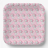 Assiettes en papier Kitty (Recto)