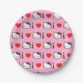 Assiettes en papier Kitty (Devant)