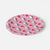 Assiettes en papier Kitty (Angle)