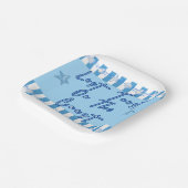 Assiettes en papier Last Toast on The Coast Bachel (Angulaire)