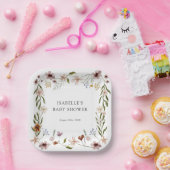 Assiettes en papier Little Wildflower pour anniver (Fête)