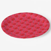 Assiettes en papier Lollipop (Angle)
