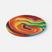 Assiettes en papier Lollipop (Angle)