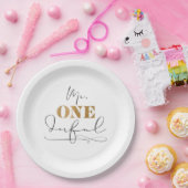 Assiettes en papier M. Onederful (Fête)
