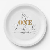 Assiettes en papier M. Onederful (Devant)
