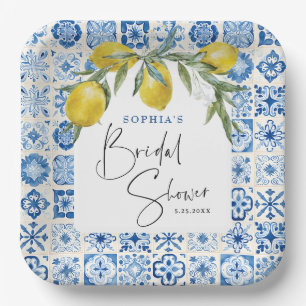 Assiettes en Papier Mariage Thème Méditerranéen Ca