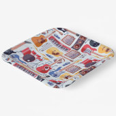 Assiettes en Papier Musicales, Fête Instruments de (Angulaire)
