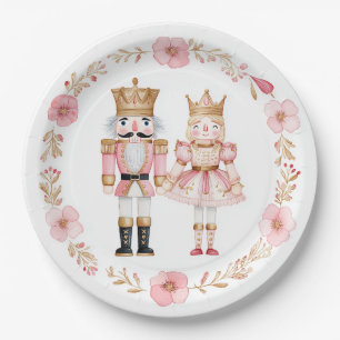 Assiettes en papier Noël ballet Casse-Noisette pas