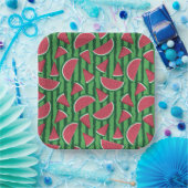 Assiettes en Papier Pastèque, Pique-nique d'été (Fête)