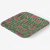 Assiettes en Papier Pastèque, Pique-nique d'été (Angulaire)