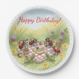 Assiettes en papier personnalisées pour fête d'ann