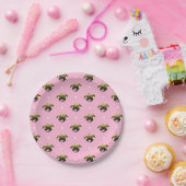 Assiettes en papier Pink Pug (Fête)