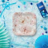 Assiettes en papier Pivoine Élégante (Fête)