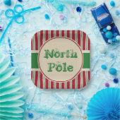 Assiettes en papier Pôle Nord (Fête)