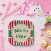 Assiettes en papier Pôle Nord (Fête)