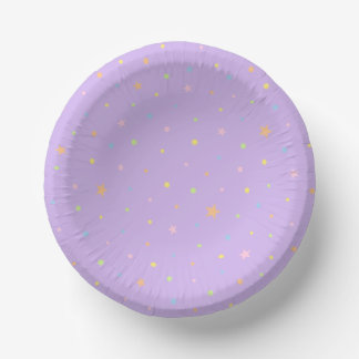 Assiettes en papier pour anniversaire avec confett