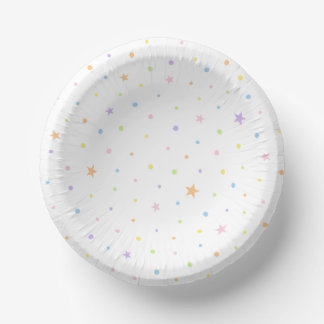 Assiettes en papier pour anniversaire avec confett