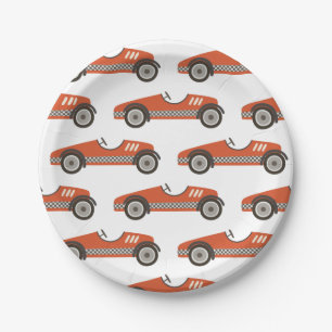Assiettes en papier pour anniversaire de voiture d