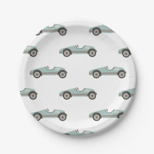 Assiettes en papier pour anniversaire de voiture d