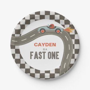 Assiettes en papier pour anniversaire de voiture d