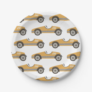 Assiettes en papier pour anniversaire de voiture d