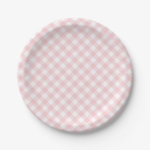 Assiettes en papier pour anniversaire douce fraise