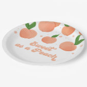 Assiettes en papier pour anniversaire Douces comme (Angle)