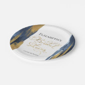 Assiettes en papier pour Baby Shower aquarelle | A (Angle)