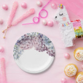 Assiettes en papier pour Baby Shower Hortensia (Fête)