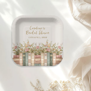 Assiettes en papier pour Baby Shower sur le thème