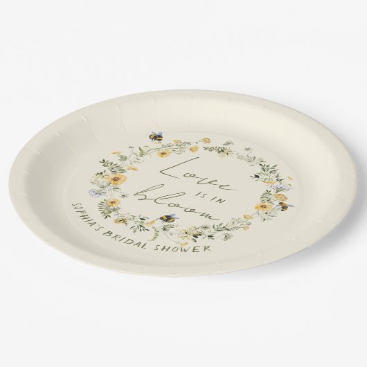 Assiettes en papier pour Baby Shower sur le thème (Angle)