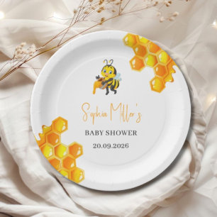 Assiettes en Papier pour Baby Shower Sweet As Can 