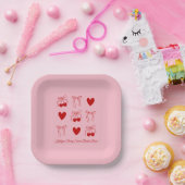 Assiettes en papier pour Baby Shower thème Cerise (Fête)