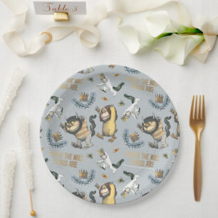 Assiettes en papier pour Baby Shower Where the Wil