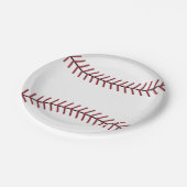 Assiettes en papier pour baseball (Angle)