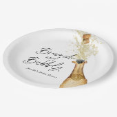 Assiettes en papier pour Brunch et Bubbly Shower d (Angle)