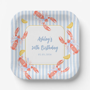 Assiettes en papier pour cuisson de fruits de mer