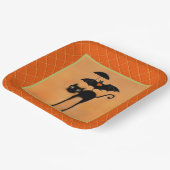 Assiettes en papier pour douche de mariage Hallowe (Angulaire)