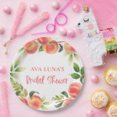 Assiettes en papier pour douche de mariée aquarell (Fête)