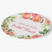 Assiettes en papier pour douche de mariée aquarell (Angle)