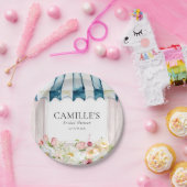 Assiettes en papier pour douche de mariée Flower G (Fête)