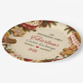 Assiettes en papier pour échange de biscuits de No (Angle)