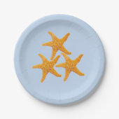 Assiettes en papier pour fête côtière (Devant)