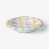 Assiettes en papier pour fête d'anniversaire paste (Angulaire)