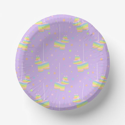 Assiettes en papier pour fête d'anniversaire Pinat (Recto)