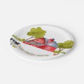 Assiettes en papier pour fête d'anniversaire sur l (Angle)