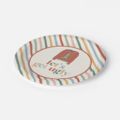 Assiettes en papier pour fête de Noël avec pull mo (Angle)