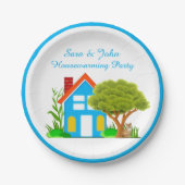 Assiettes en papier pour fête de pendaison de crém (Devant)