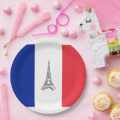 Assiettes en papier pour fête sur le thème de la T (Fête)