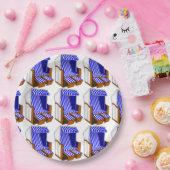 Assiettes en papier pour fête sur le thème des cha (Fête)